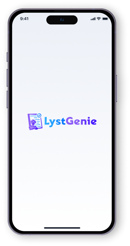 mobile app list view with colorful categories and modern card design